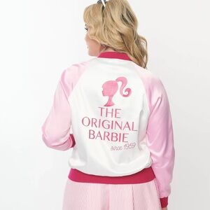 The Original Barbie Bomber Satin Jacket